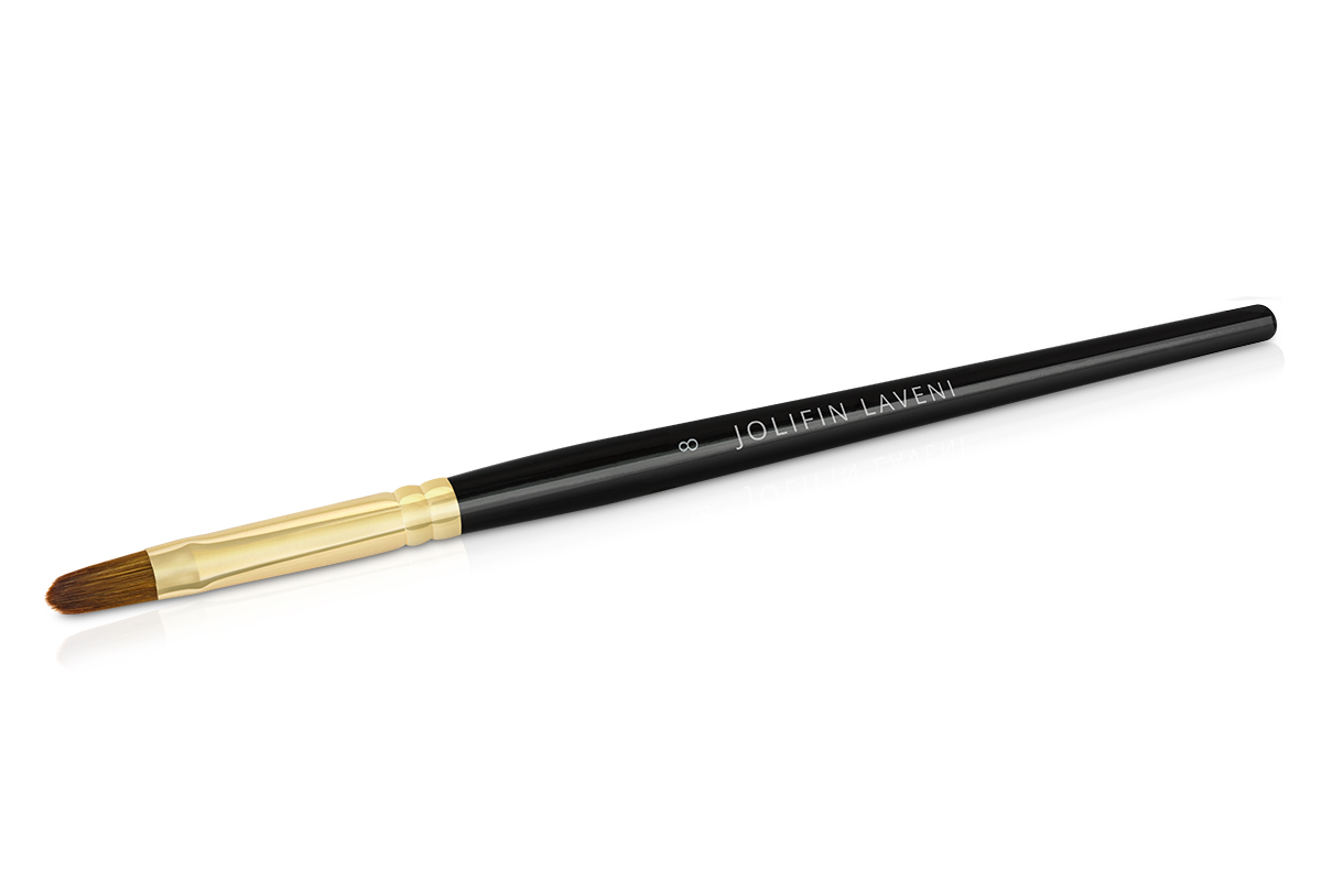 Jolifin LAVENI Pinsel - Gel oval Gr. 8