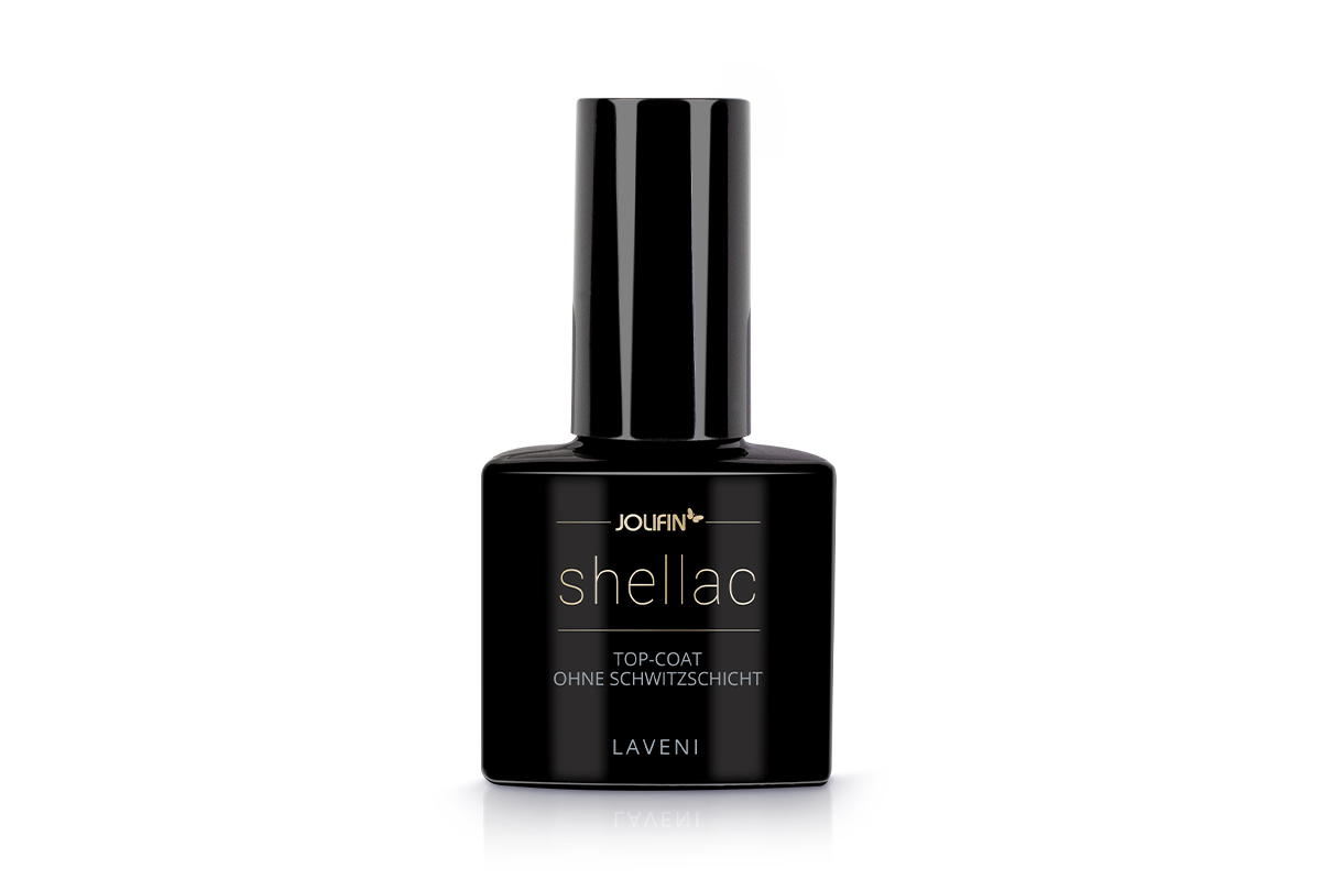Jolifin LAVENI Shellac - Top-Coat ohne Schwitzschicht 12ml