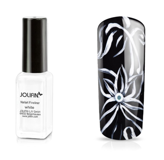 Jolifin Nailart Fineliner white 10ml