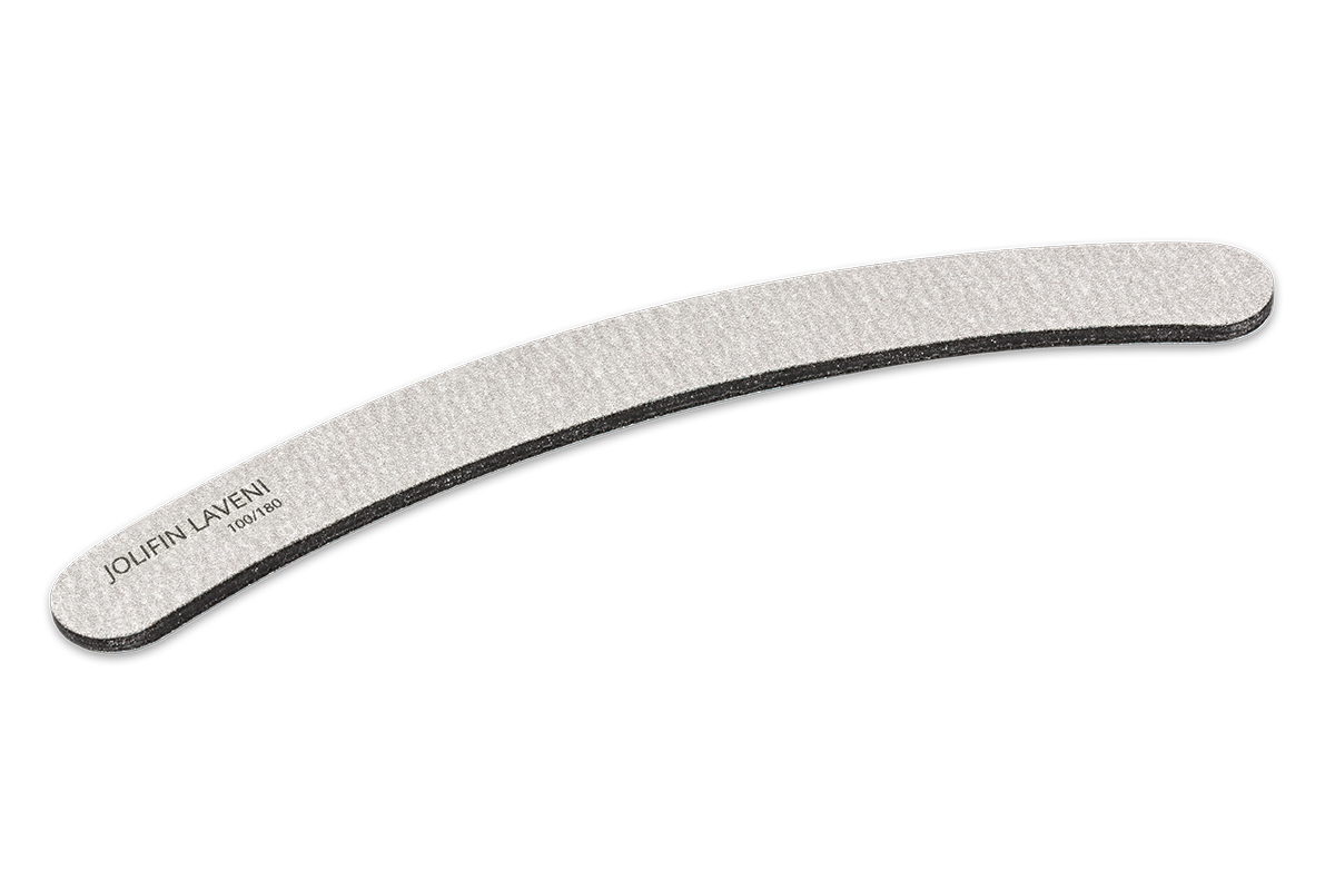 Jolifin LAVENI Long-Life Feile - gebogen 100/180 Jolifin