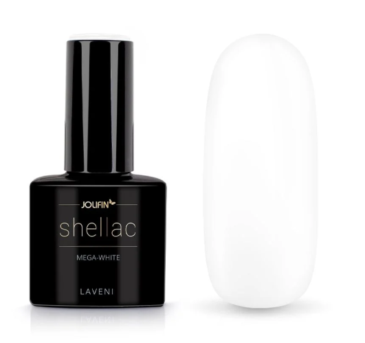 Jolifin LAVENI Shellac - mega-white 10ml